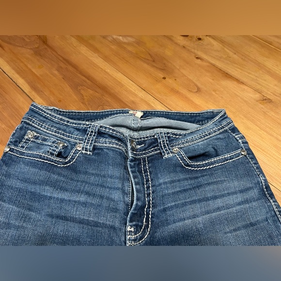 Reba Dark Blue Country Girl Straight leg Jeans size 8 - Picture 4 of 7